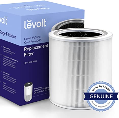 Levoit Core 400S True HEPA 3-Stage Original Replacement Filter